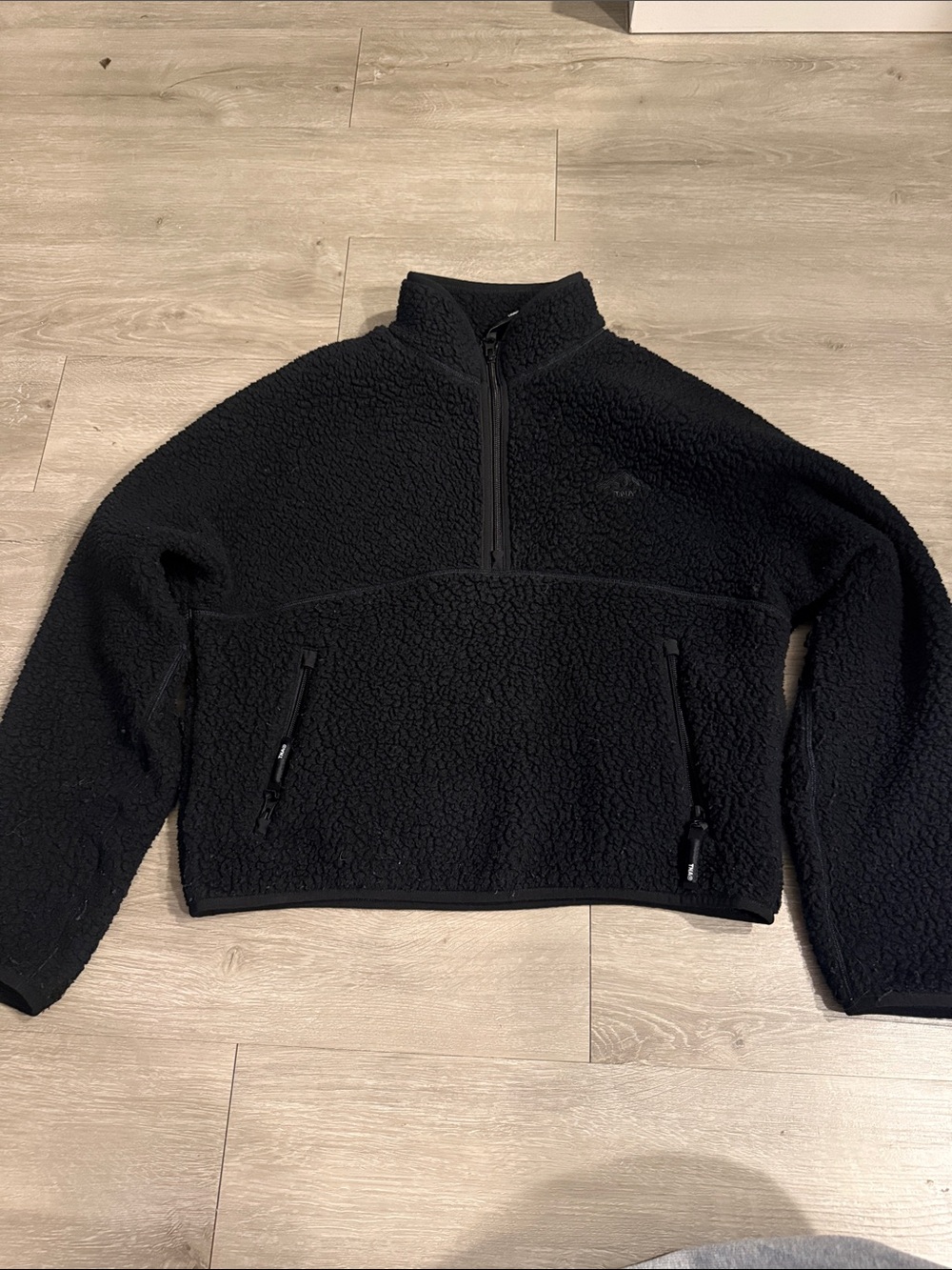 TNA Black  Half-Zip Polar Tec
